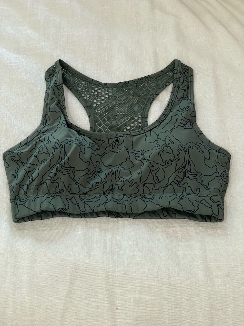 Zyia Olive Topo Bomber Bra